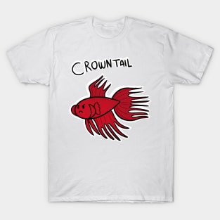 red crowntail betta T-Shirt